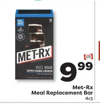 Weis Markets Met-Rx Meal Replacement Bar offer