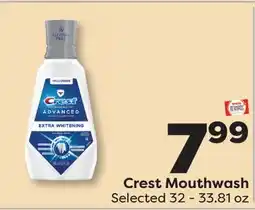 Weis Markets Crest Mouthwash offer