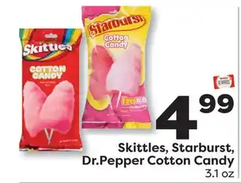 Weis Markets Skittles, Starburst, Dr. Pepper Cotton Candy offer