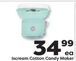 Weis Markets Iscream Cotton Candy Maker offer