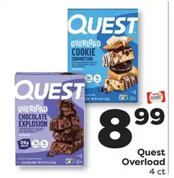 Weis Markets Quest Overload offer