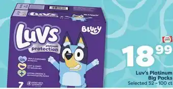Weis Markets Luv's Platinum Big Packs offer
