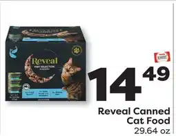 Weis Markets Reveal Canned Cat Food offer