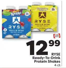 Weis Markets RYSE Ready-To-Drink Protein Shakes offer