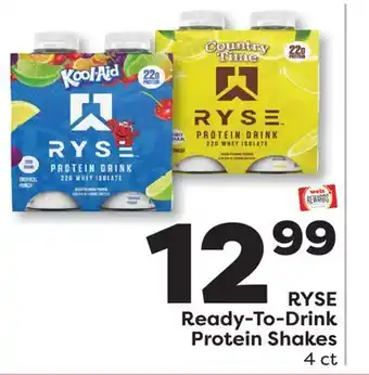 Weis Markets RYSE Ready-To-Drink Protein Shakes offer
