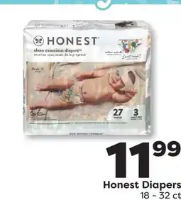 Weis Markets Honest Diapers offer