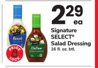 ACME Signature SELECT Salad Dressing offer