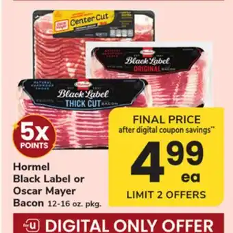 ACME Hormel Black Label or Oscar Mayer Bacon offer