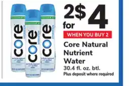 ACME Core Natural Nutrient Water offer