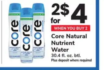 ACME Core Natural Nutrient Water offer