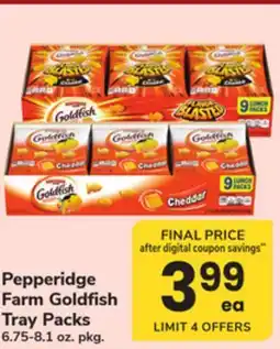ACME Pepperidge Farm Goldfish Tray Packs offer