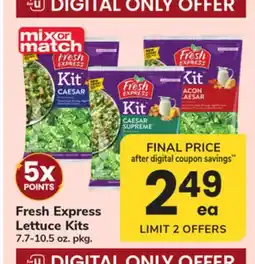 ACME Fresh Express Lettuce Kits offer