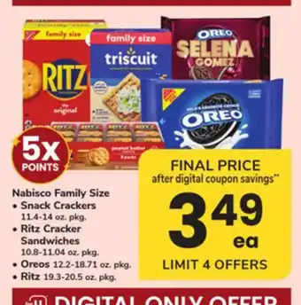 ACME Nabisco Family Size offer