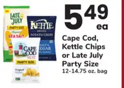 ACME Cape Cod, Kettle Chips or Late July Party Size offer