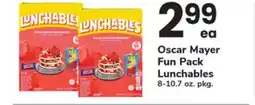 ACME Oscar Mayer Fun Pack Lunchables offer