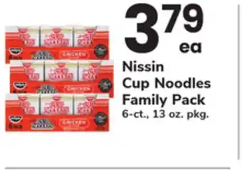 ACME Nissin Cup Noodles Family Pack offer