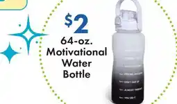 Boscov's 64 - oz. Motivational Water Bottle offer