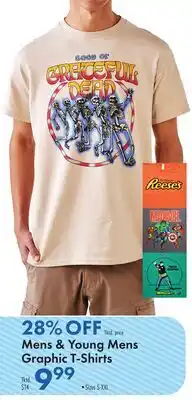 Boscov's Mens & Young Mens Graphic T-Shirts offer