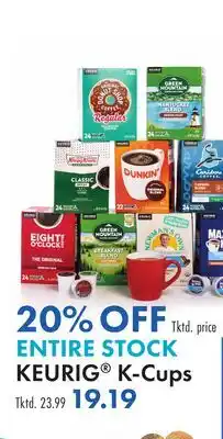 Boscov's KEURIG K-Cups offer