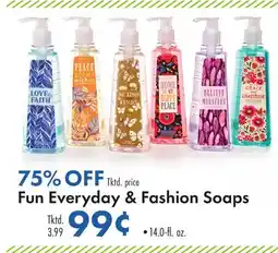Boscov's Fun Everyday & Fashion Soaps offer