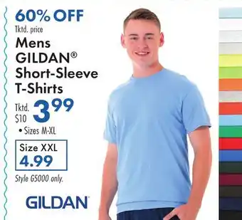 Boscov's Mens GILDAN Short-Sleeve T-Shirts offer