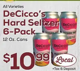 DeCicco & Sons DeCicco's Hard Seltzer 6-Pack offer