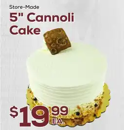 DeCicco & Sons 5 Cannoli Cake offer