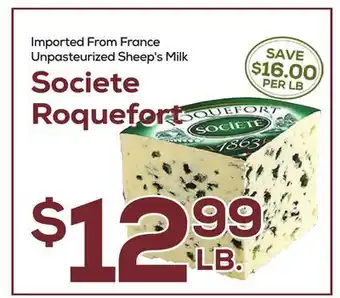 DeCicco & Sons Societe Roquefort offer