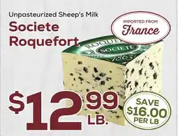 DeCicco & Sons Unpasteurized Sheep's Milk Societe Roquefort offer