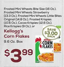 DeCicco & Sons Kellogg's Corn Flakes 9.6 Oz. Box offer