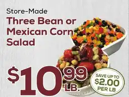 DeCicco & Sons Three Bean or Mexican Corn Salad offer