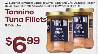 DeCicco & Sons Tonnino Tuna Fillets 6.7 Oz. Jar offer