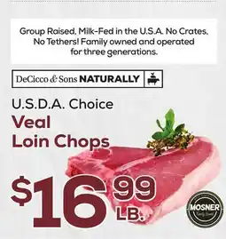 DeCicco & Sons Veal Loin Chops offer
