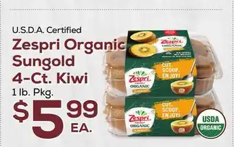 DeCicco & Sons Zespri Organic Sungold 4-Ct. Kiwi offer