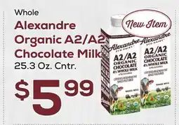 DeCicco & Sons Alexandre Organic A2/A2 Chocolate Milk offer
