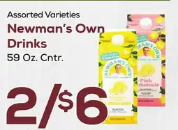DeCicco & Sons Newman's Own Drinks offer
