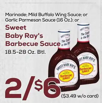DeCicco & Sons Sweet Baby Ray's Barbecue Sauce 18.5-28 Oz. Btl offer