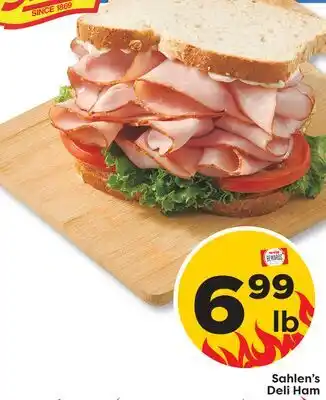 Weis Markets Sahlen's Deli Ham offer