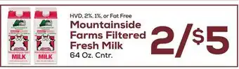DeCicco & Sons Mountainside Farms Filtered Fresh Milk offer