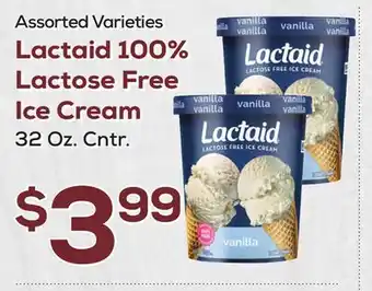 DeCicco & Sons Lactaid 100% Lactose Free Ice Cream offer