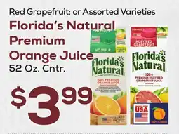 DeCicco & Sons Florida's Natural Premium Orange Juice offer