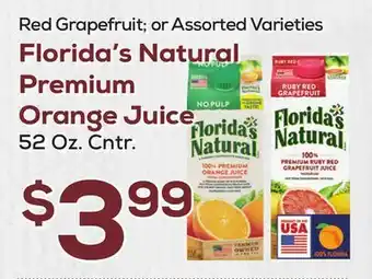 DeCicco & Sons Florida's Natural Premium Orange Juice offer