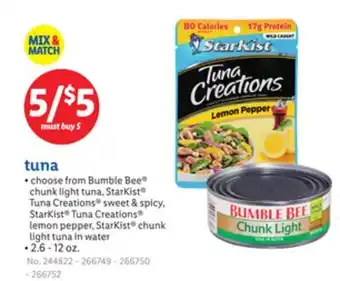 Lidl tuna offer