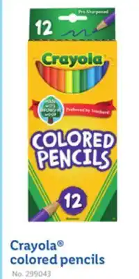 Lidl Crayola colored pencils offer