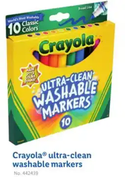 Lidl Crayola ultra-clean washable markers offer