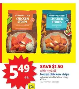 Lidl frozen chicken strips offer