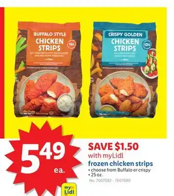 Lidl frozen chicken strips offer