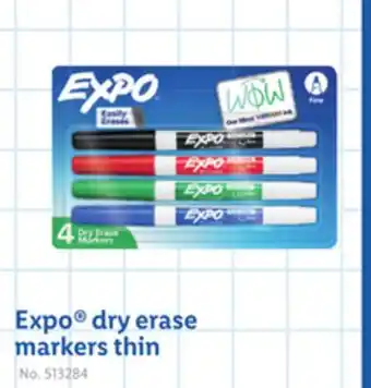 Lidl Expo dry erase markers thin offer