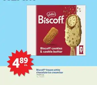 Lidl Biscoff frozen white chocolate ice cream bar offer