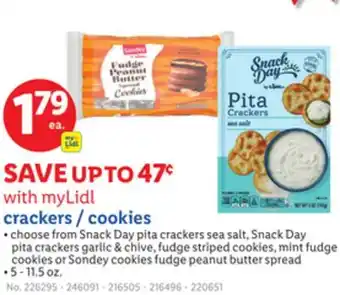 Lidl Crackers/cookies offer